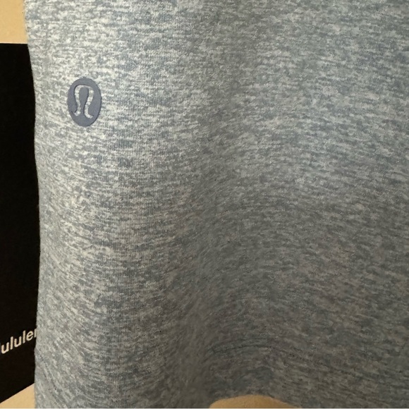 NWT Lululemon Soft Jersey Short-Sleeve Shirt - Heathered Windmill Blue XS - Picture 5 of 7